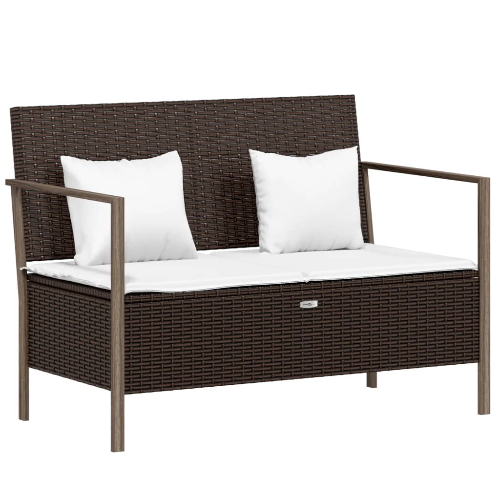 Garden Bench Brown, Cream White