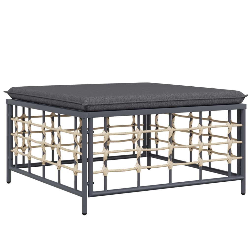 Garden Footstool Anthracite