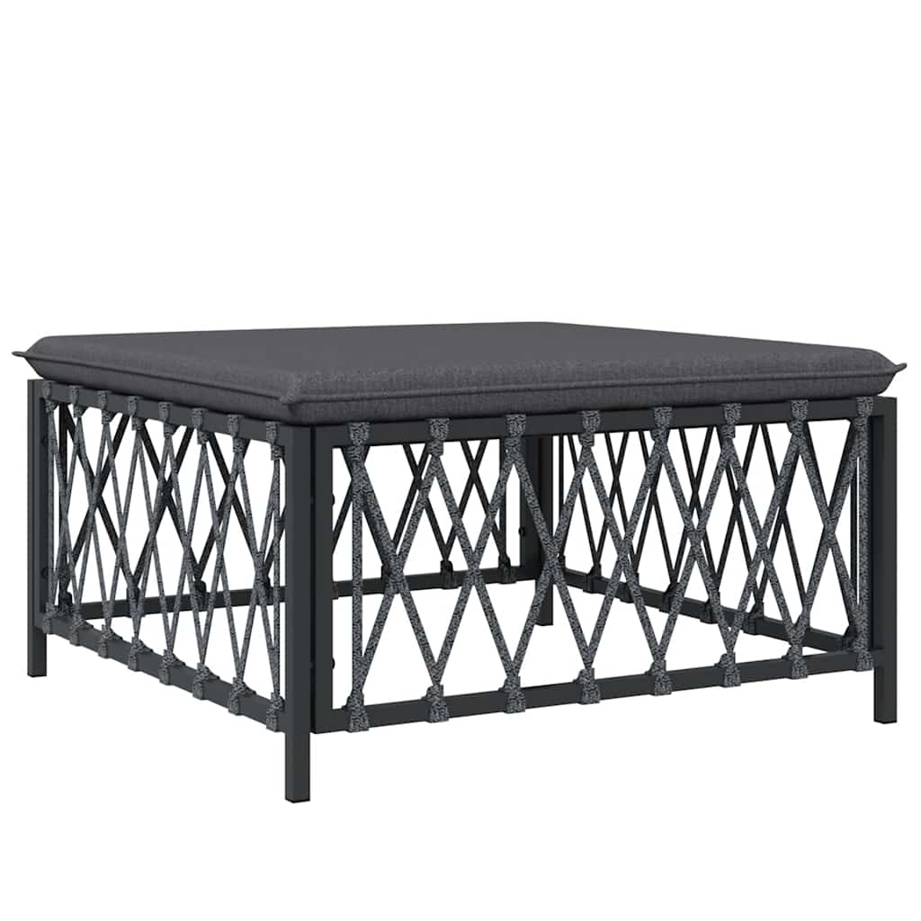 Garden Footstool Anthracite