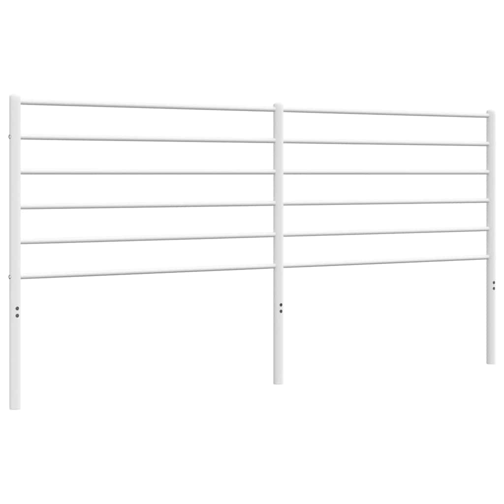 Headboard White Steel King Tough Headboard Rectangular