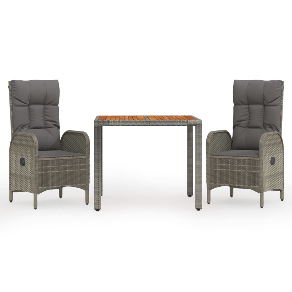 Garden Dining Set Grey