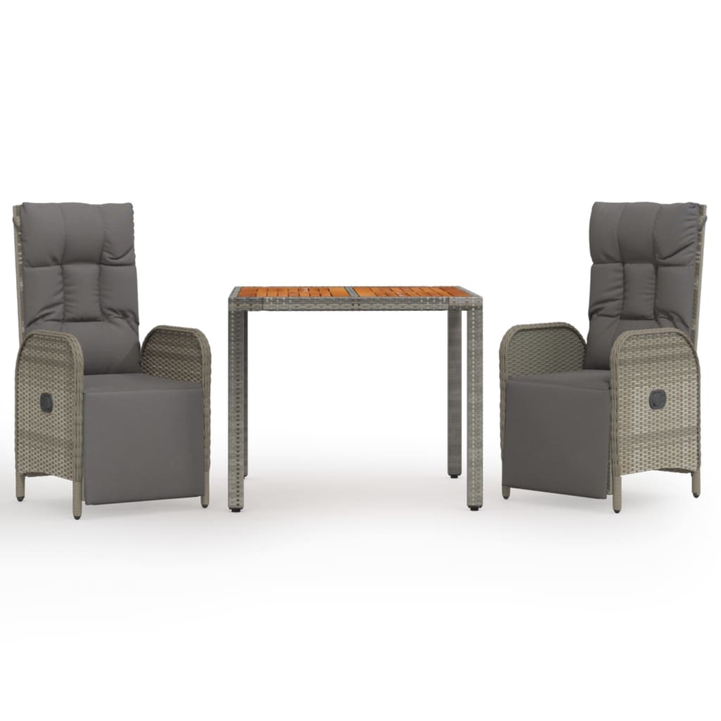 Garden Dining Set Grey