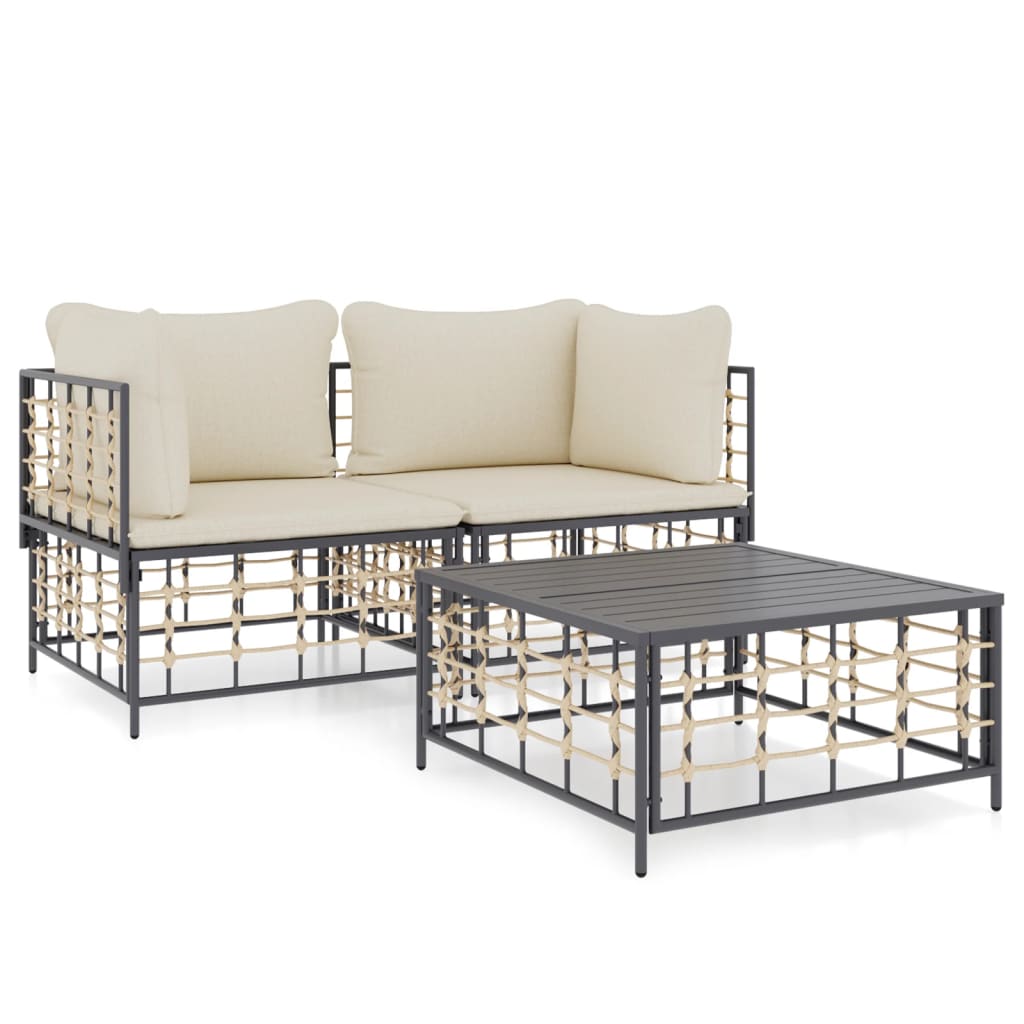 Garden Lounge Set Anthracite