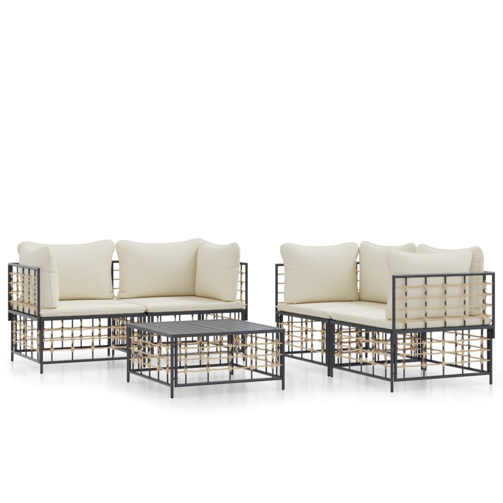 Garden Lounge Set Anthracite
