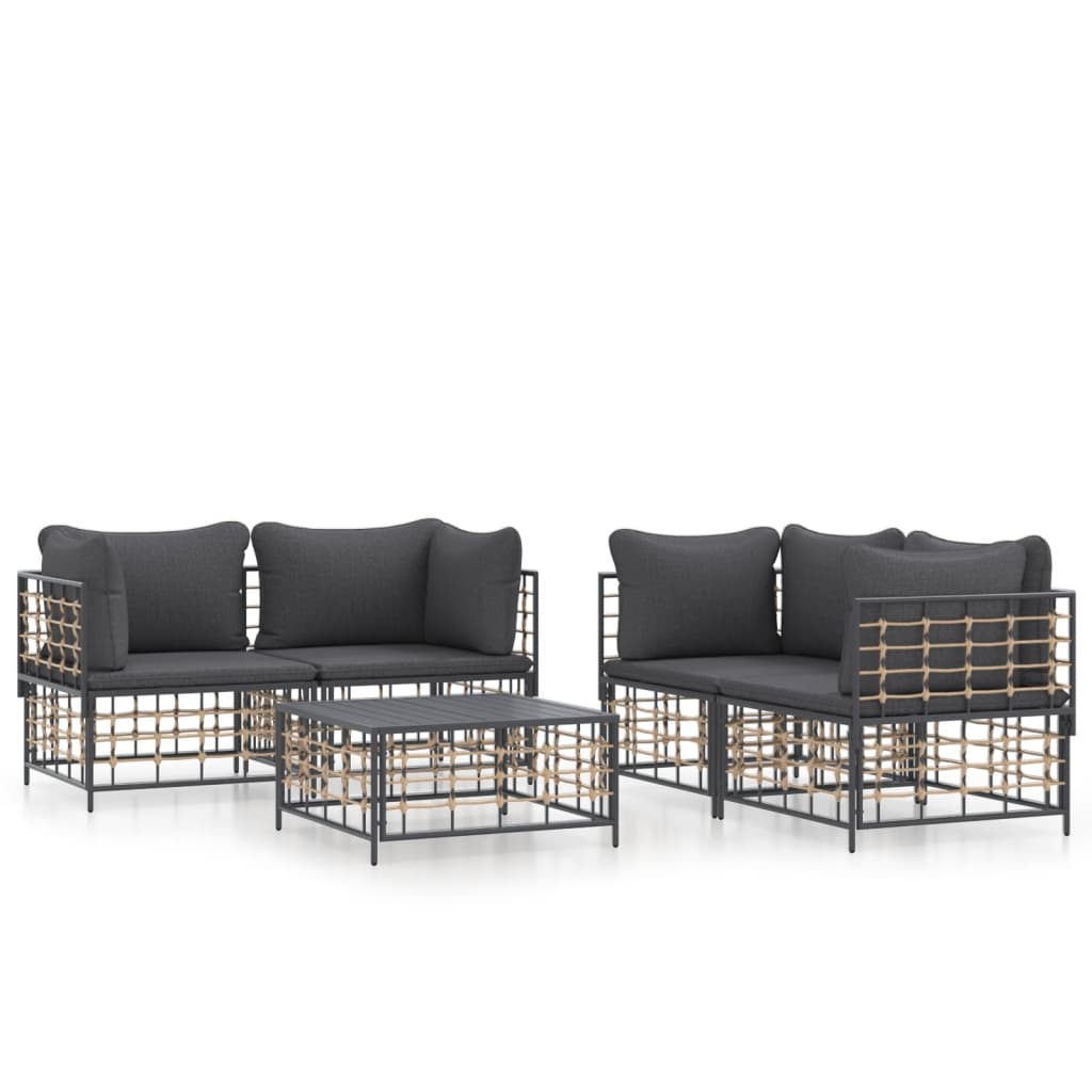 Garden Lounge Set Anthracite
