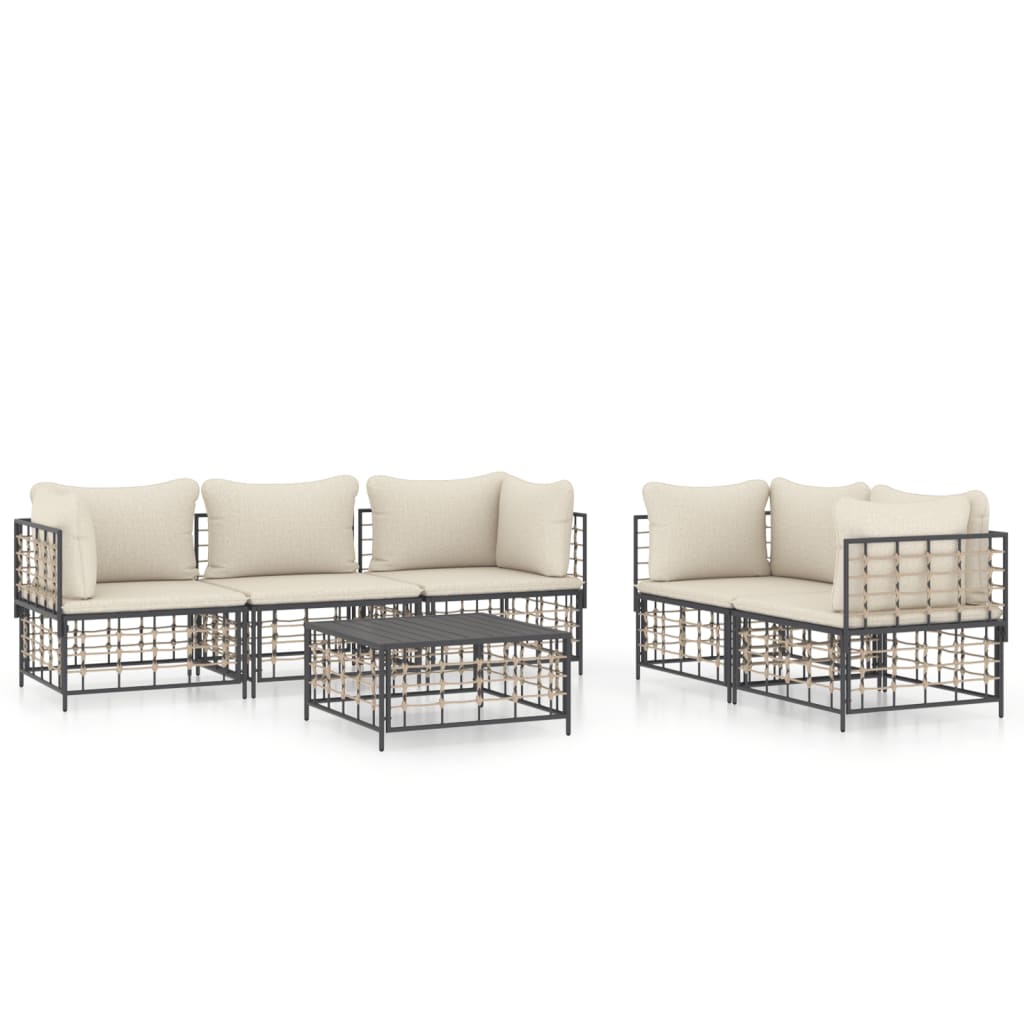 Garden Lounge Set Anthracite