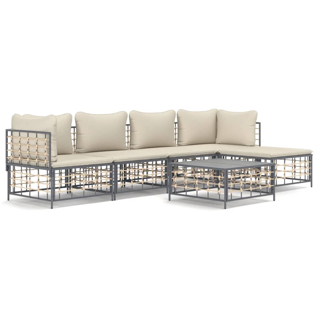 Garden Lounge Set Anthracite