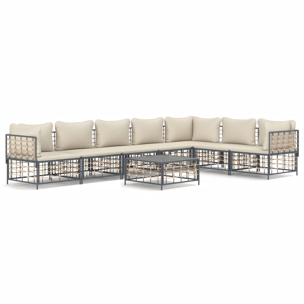 Garden Lounge Set Anthracite