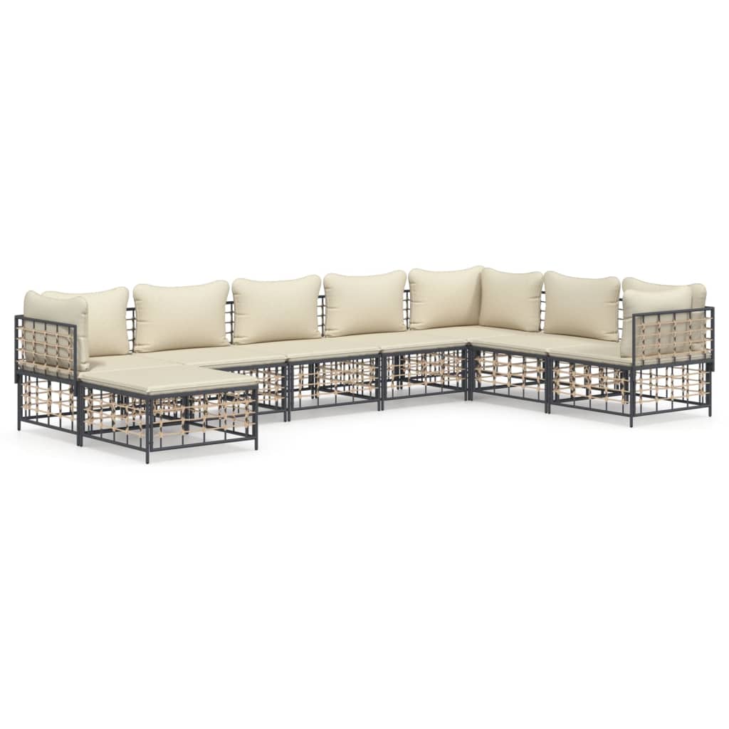 Garden Lounge Set Anthracite