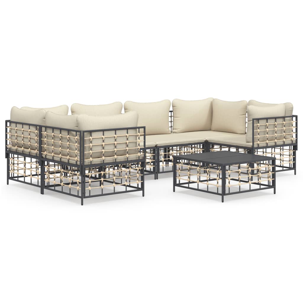 Garden Lounge Set Anthracite
