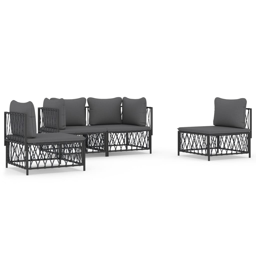 Garden Lounge Set Anthracite