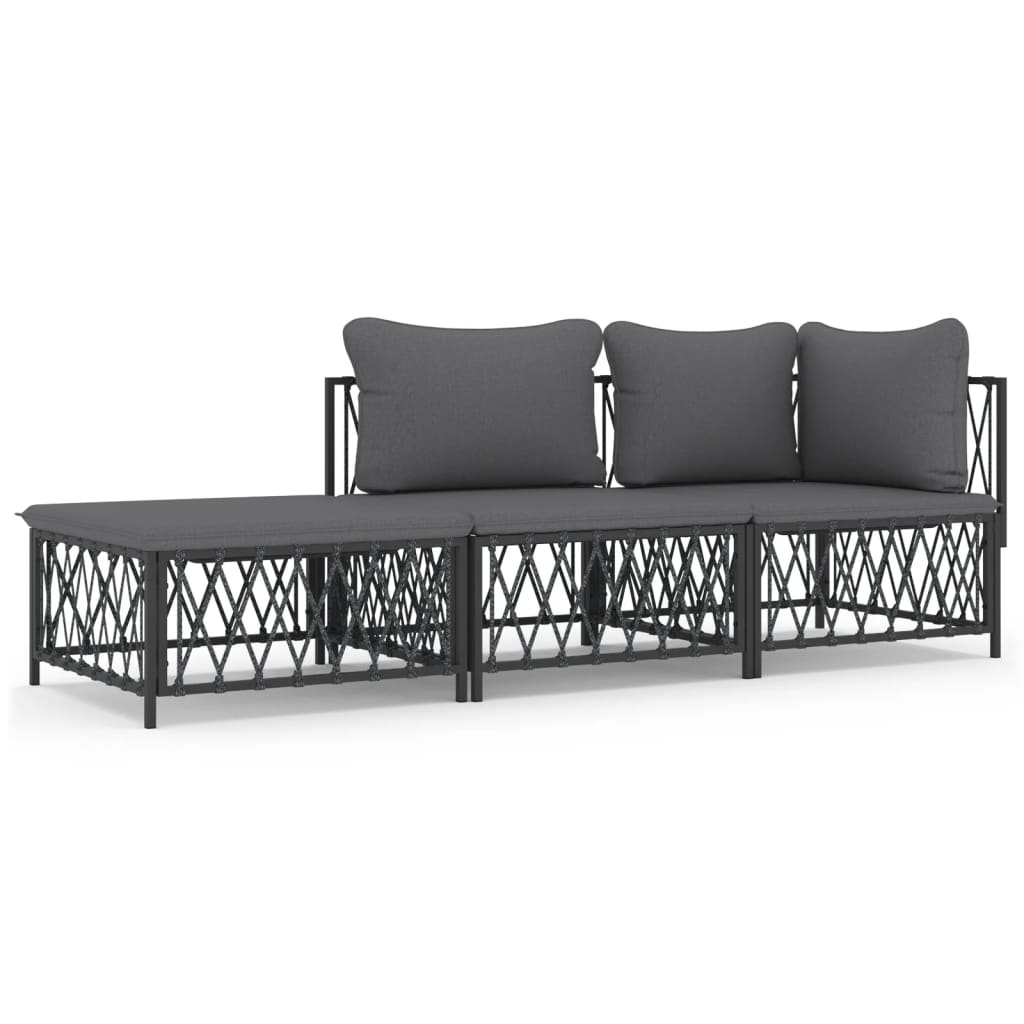 Garden Lounge Set Anthracite