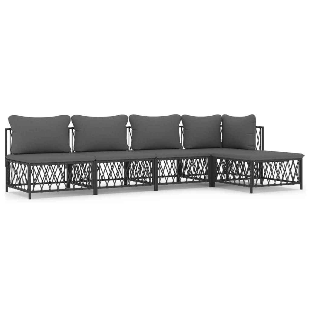Garden Lounge Set Anthracite