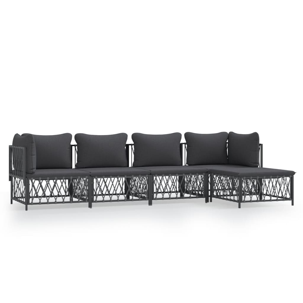 Garden Lounge Set Anthracite