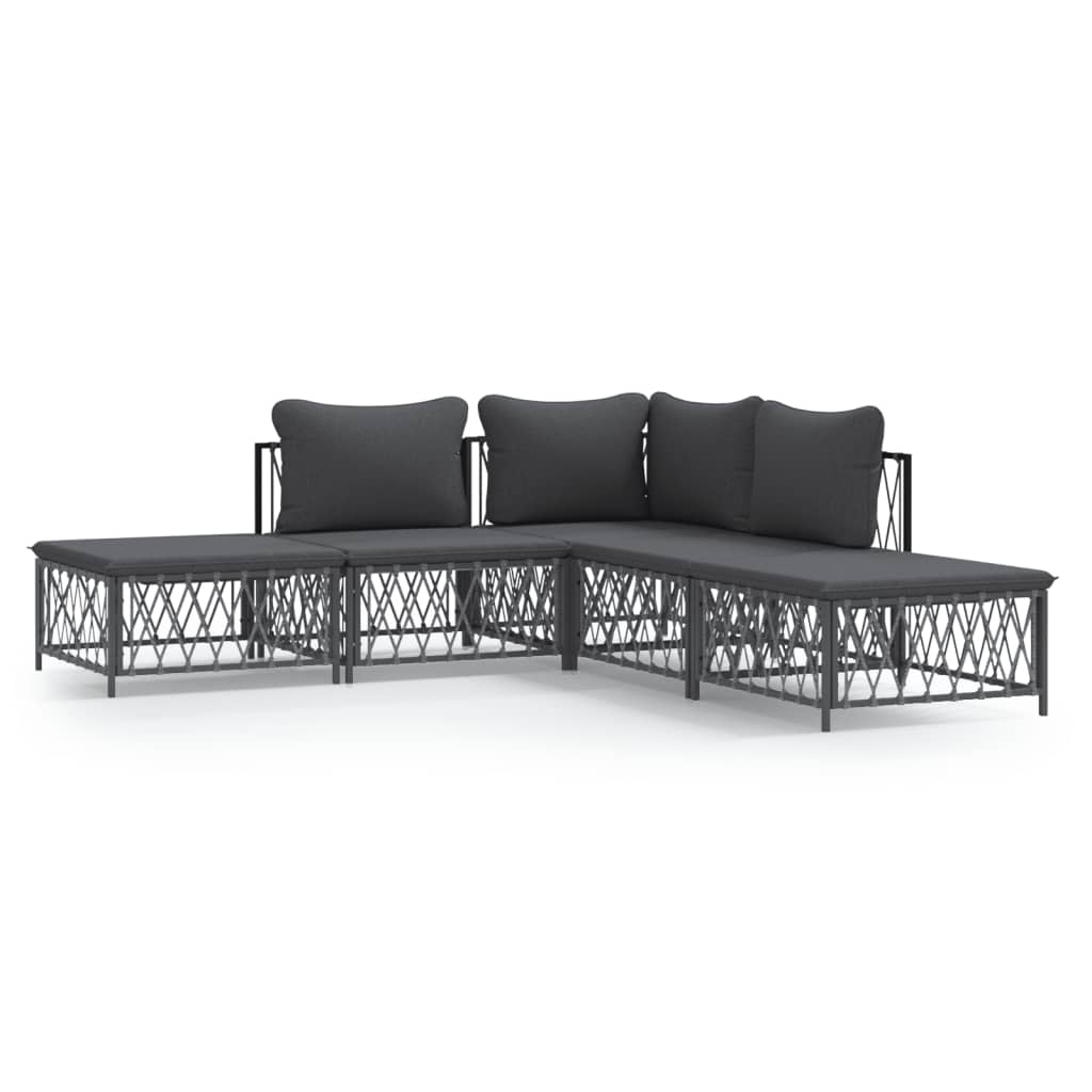Garden Lounge Set Anthracite