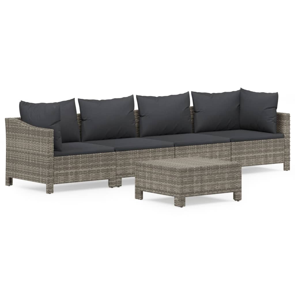 Garden Lounge Set Grey