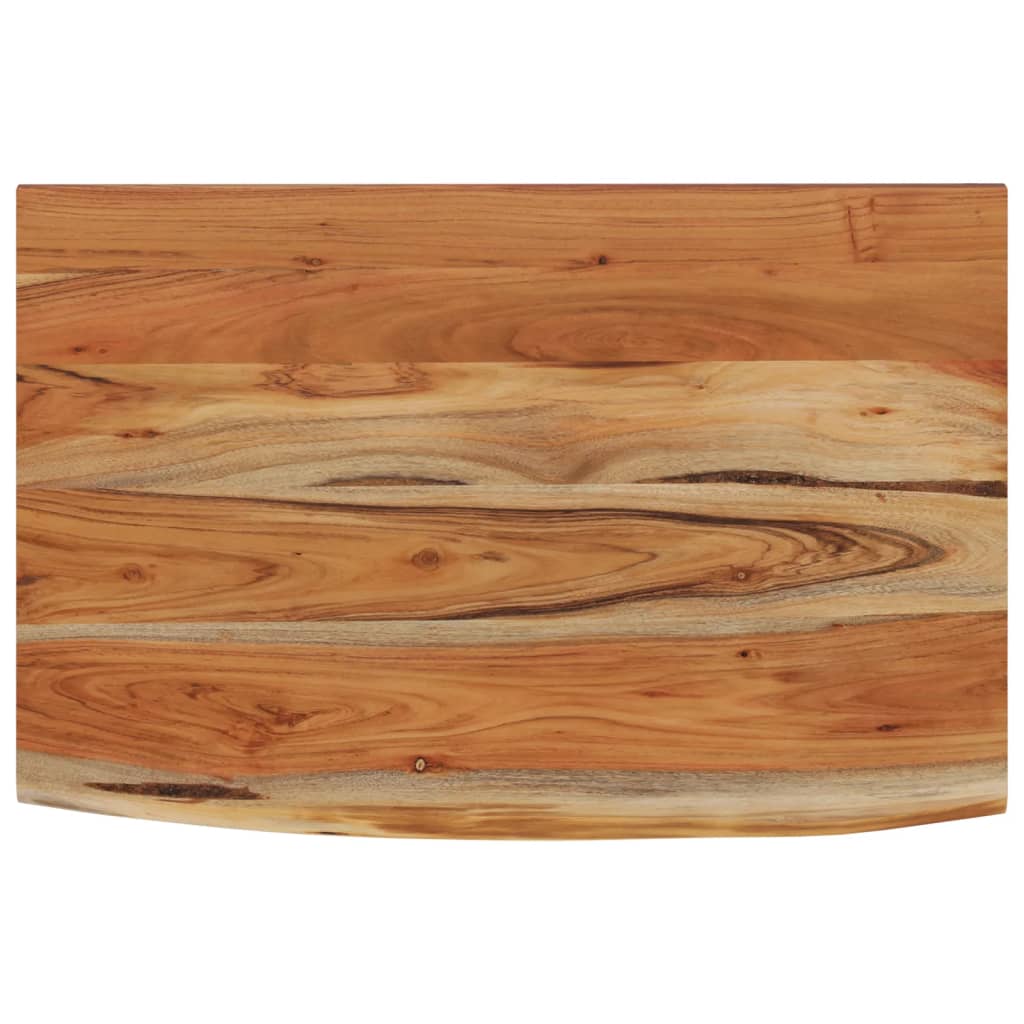 Wall Shelf Natural Wood Solid acacia wood 19.7 in x 11.8 in