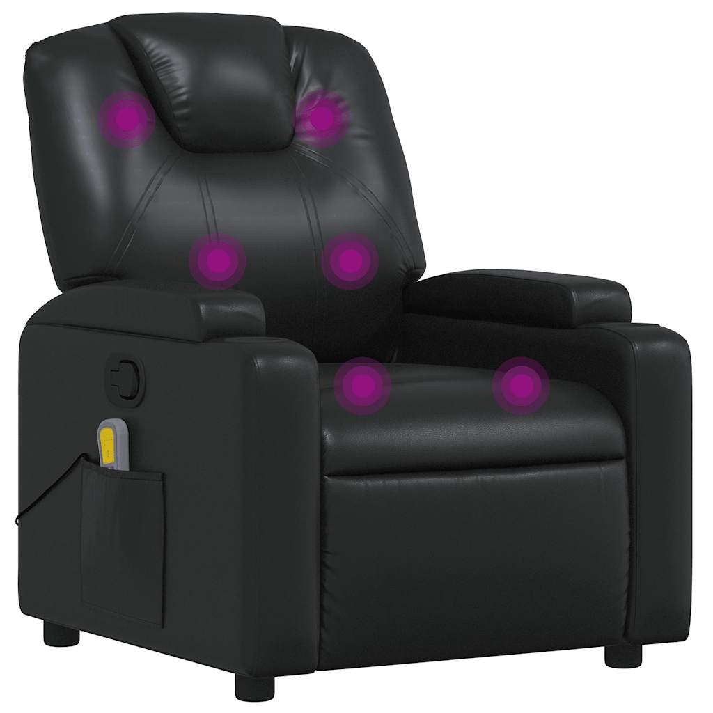Massage Recliner Chair Black