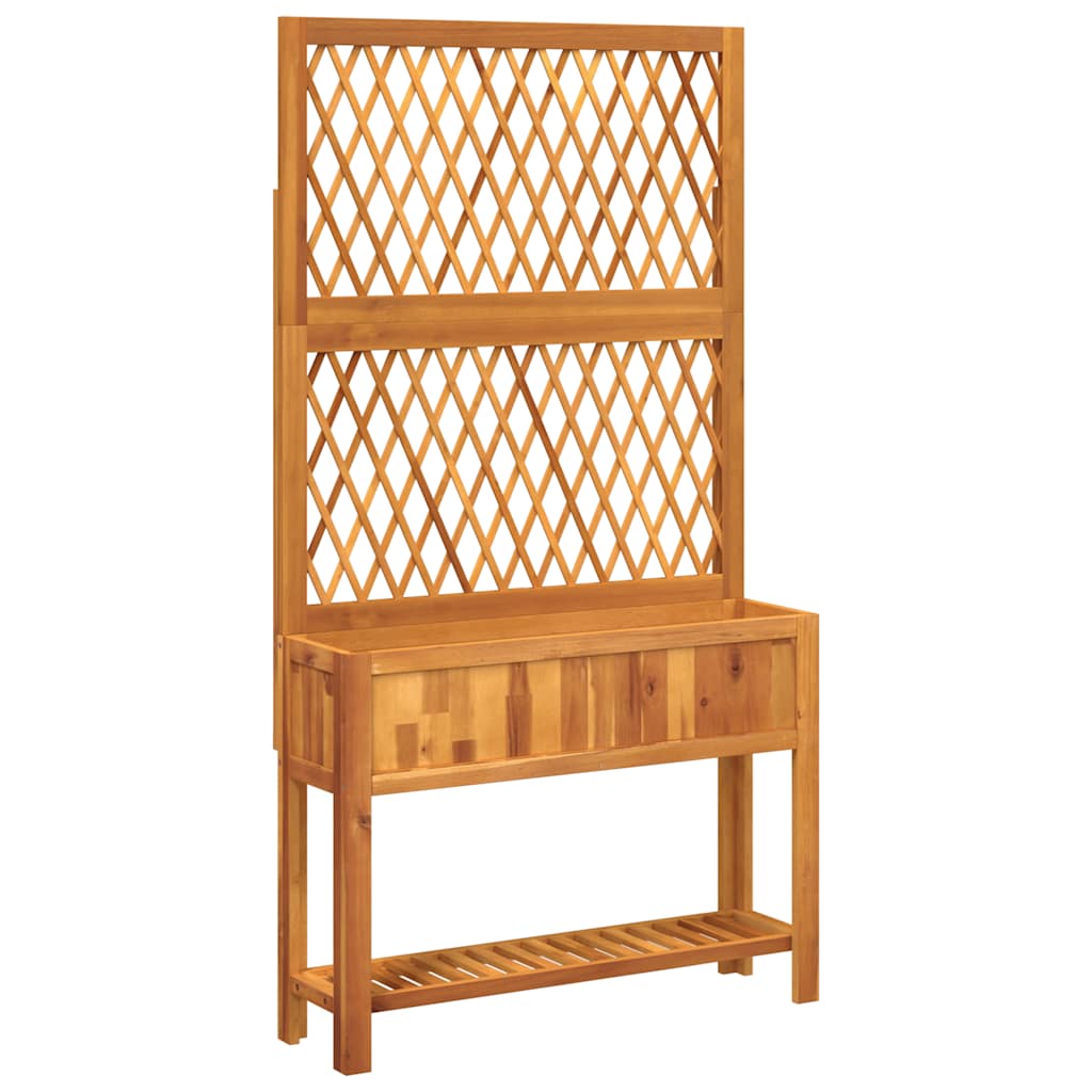 Planter Natural Acacia Solid Acacia wood Large Durable Planter