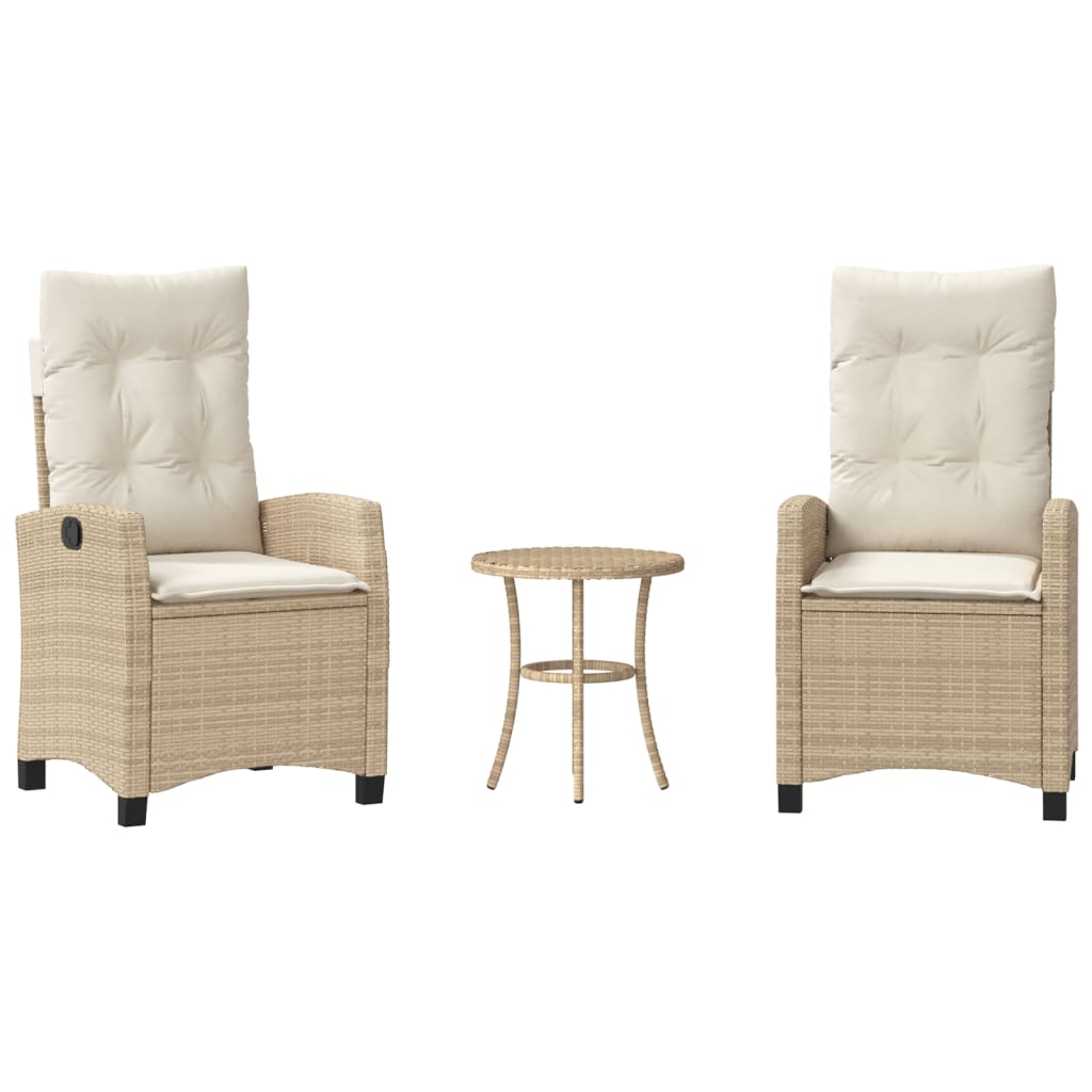 Bistro Set Beige, Cream White