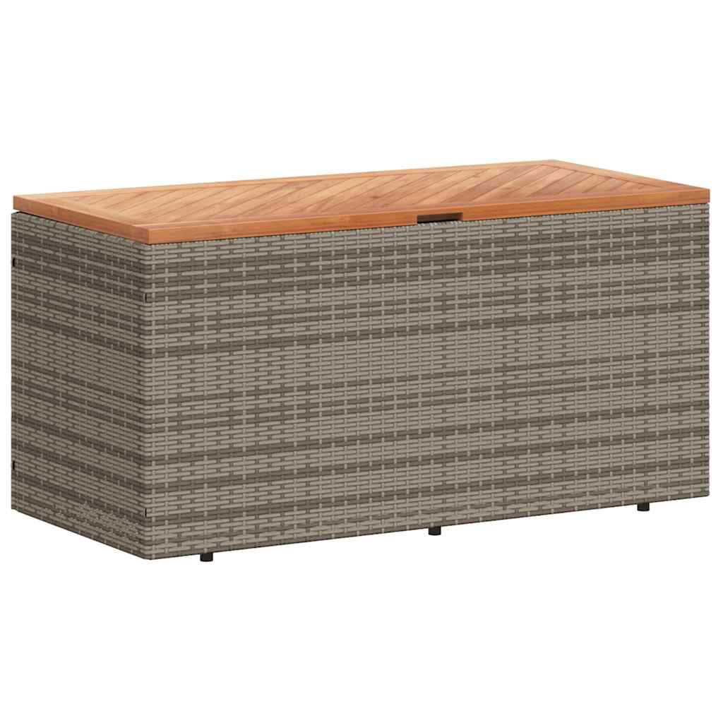 Garden Storage Box Grey and Brown