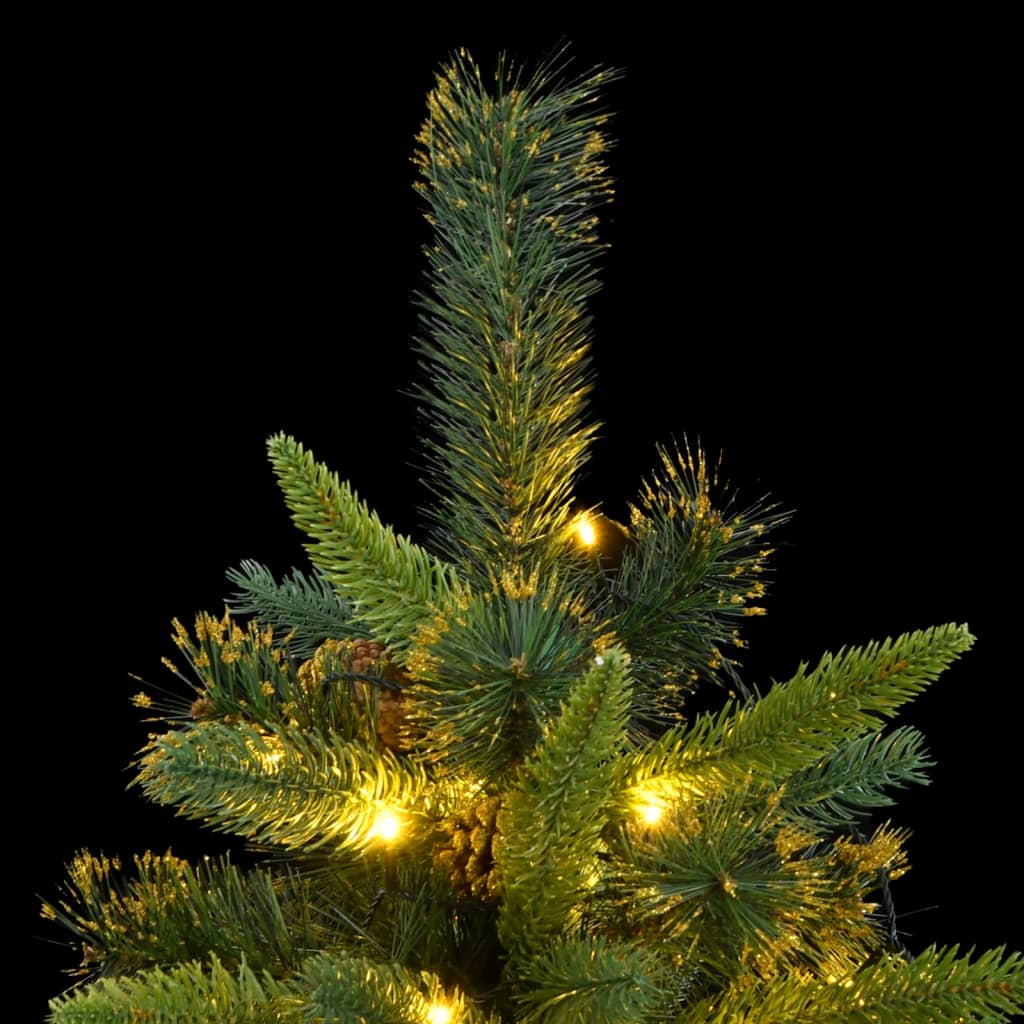 Artificial Hinged Christmas Tree 300 LEDs 70.9"