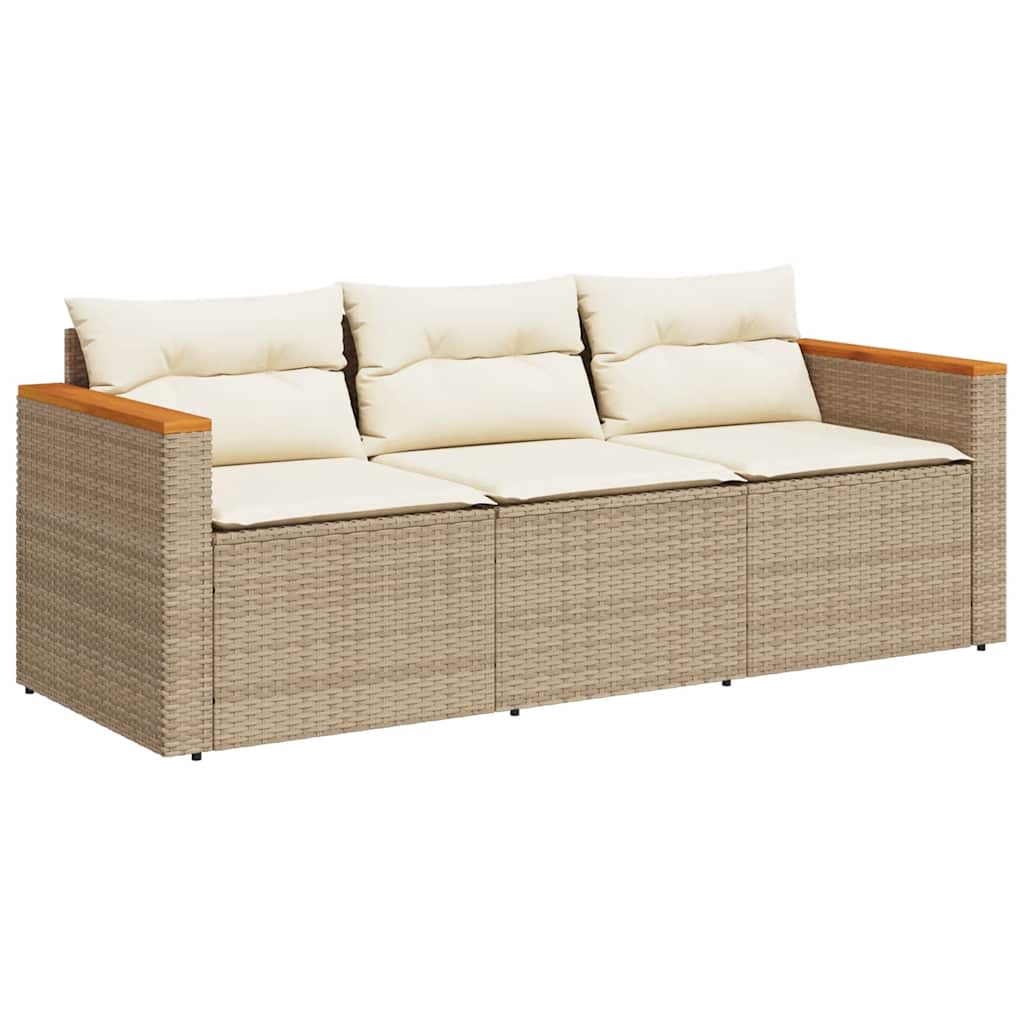 Garden Sofa Beige and Cream