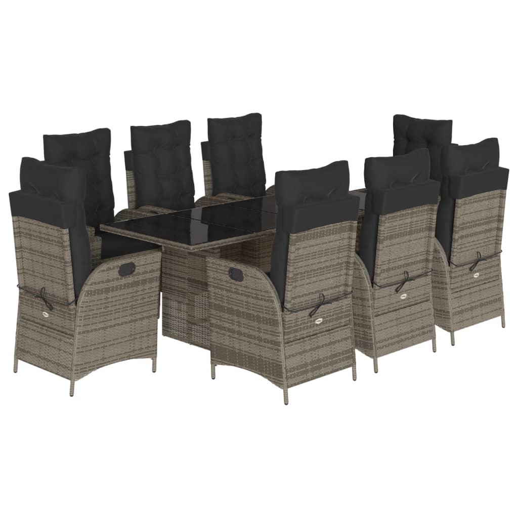 Garden Dining Set Grey