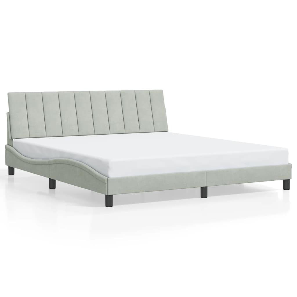 Bed Frame Light Grey