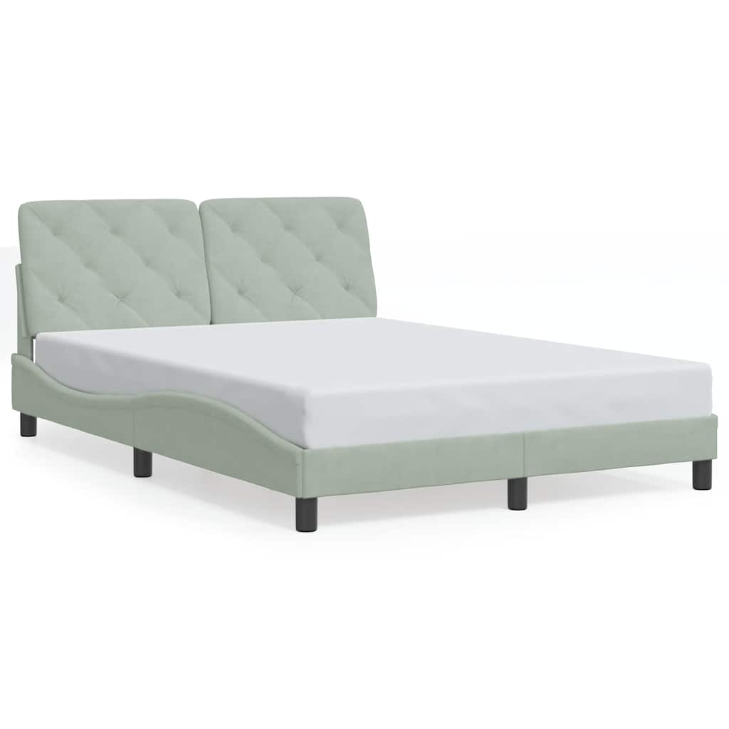 Bed Frame Light Grey