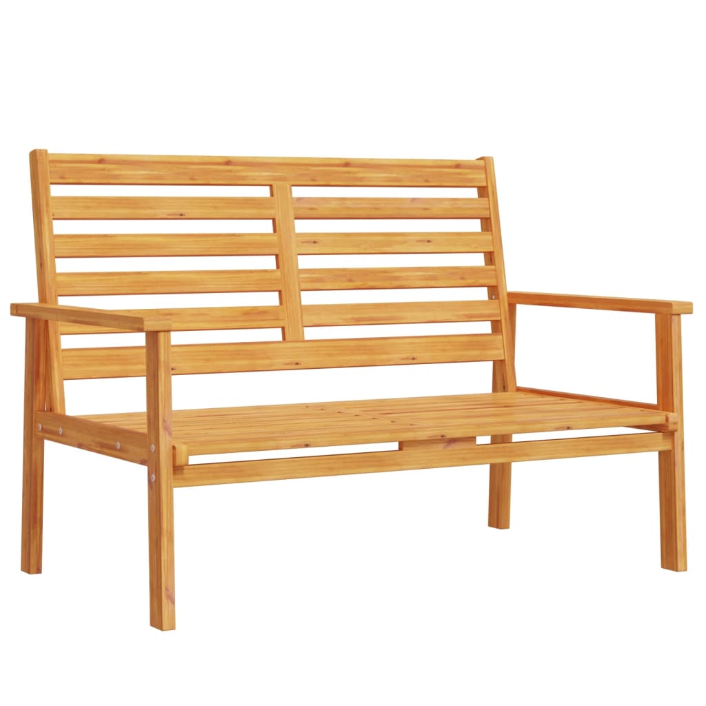 Garden Sofa Bench Natural Wood Solid Acacia Wood Medium Durable