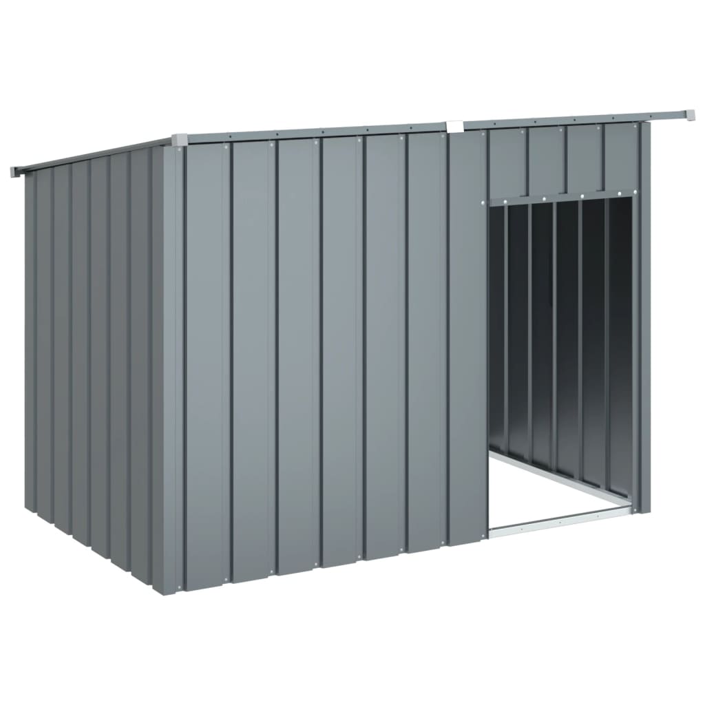 Dog House Anthracite Galvanized steel 60.2 x 35.8 x 43.3 in