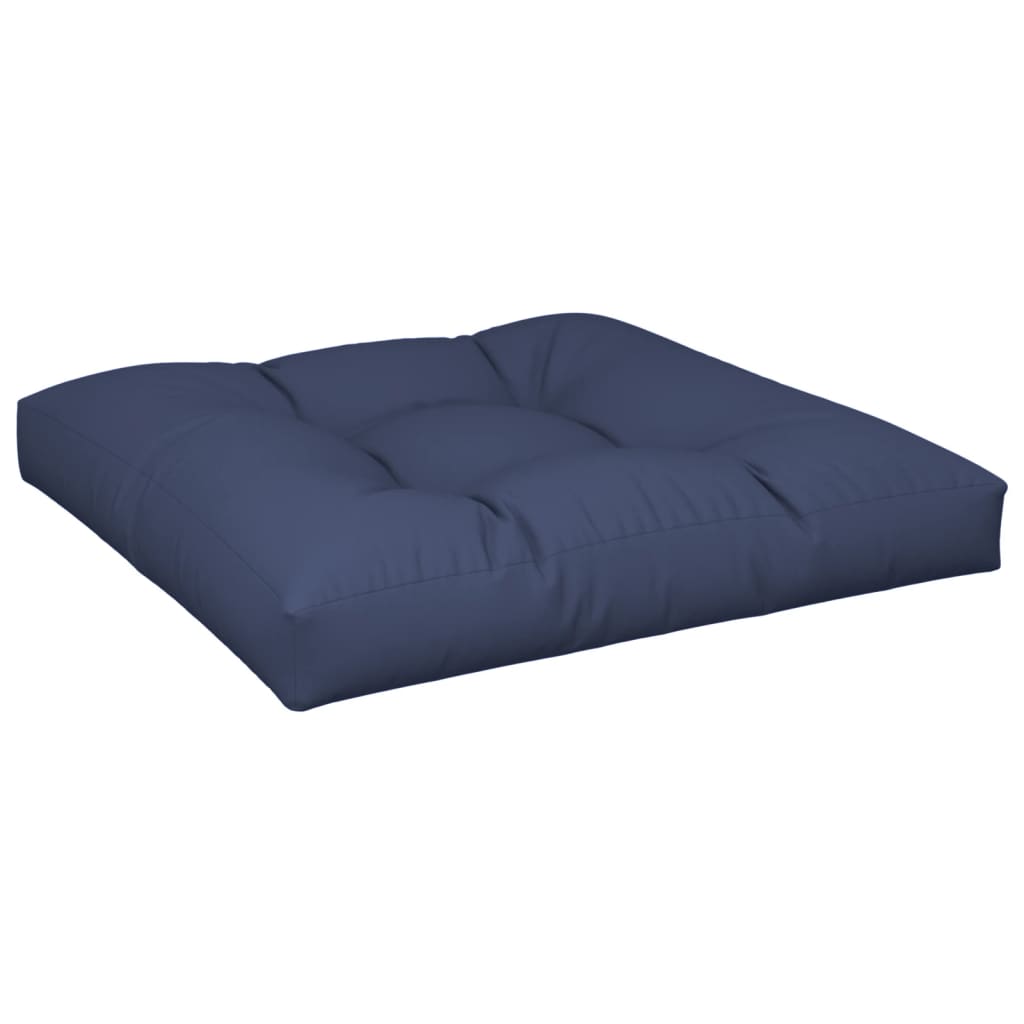 Pallet Cushion Navy Blue Polyester 27.6 x 27.6 x 4.7 in