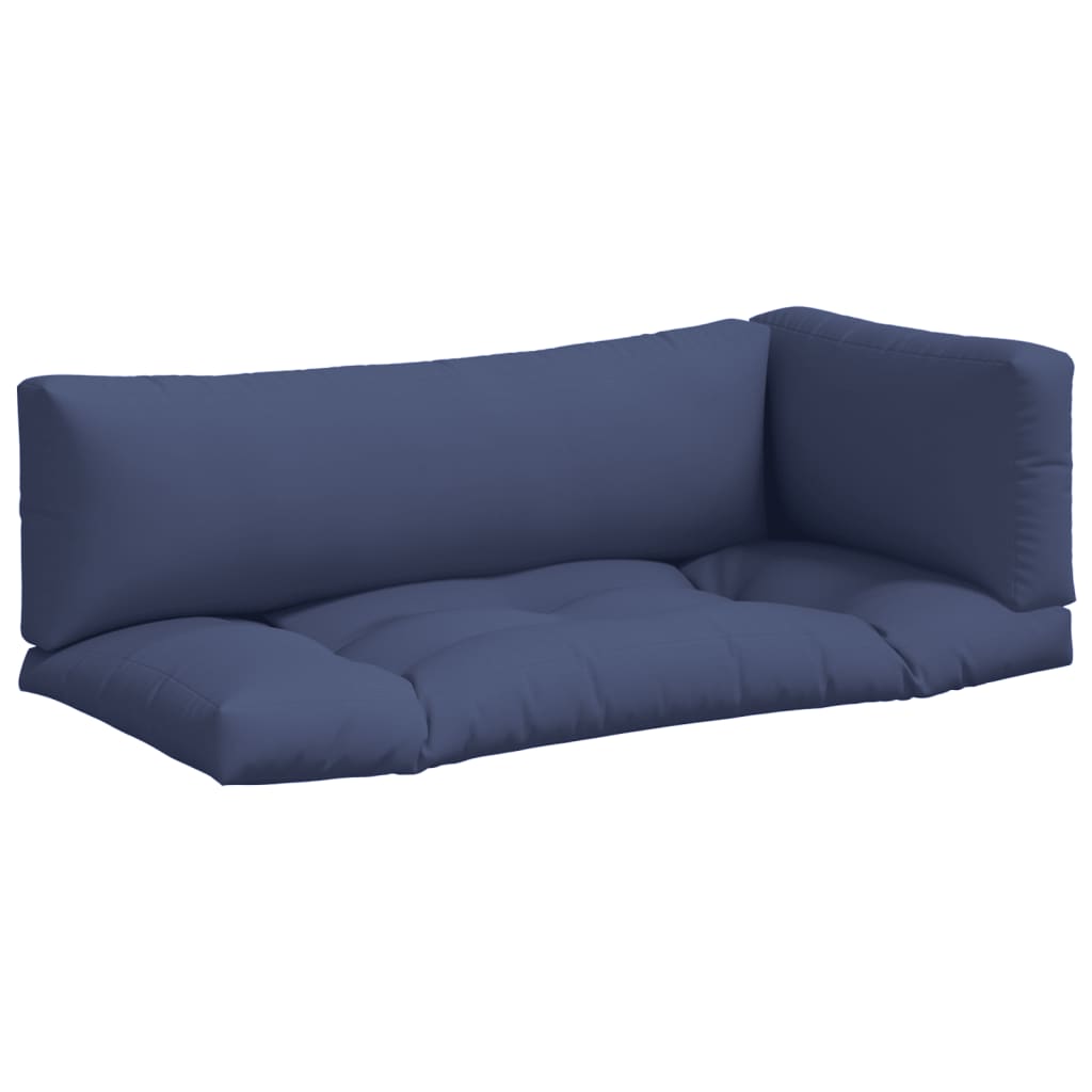 Pallet Cushion Set of 3 Navy Blue 100% polyester (Oxford fabric)