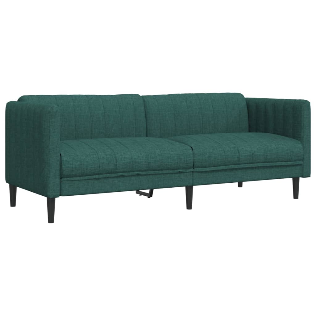 Sofa Dark Green 100% Polyester, plywood, solid wood Large Durable
