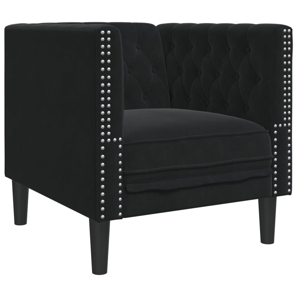 Chesterfield Sofa Chair Black