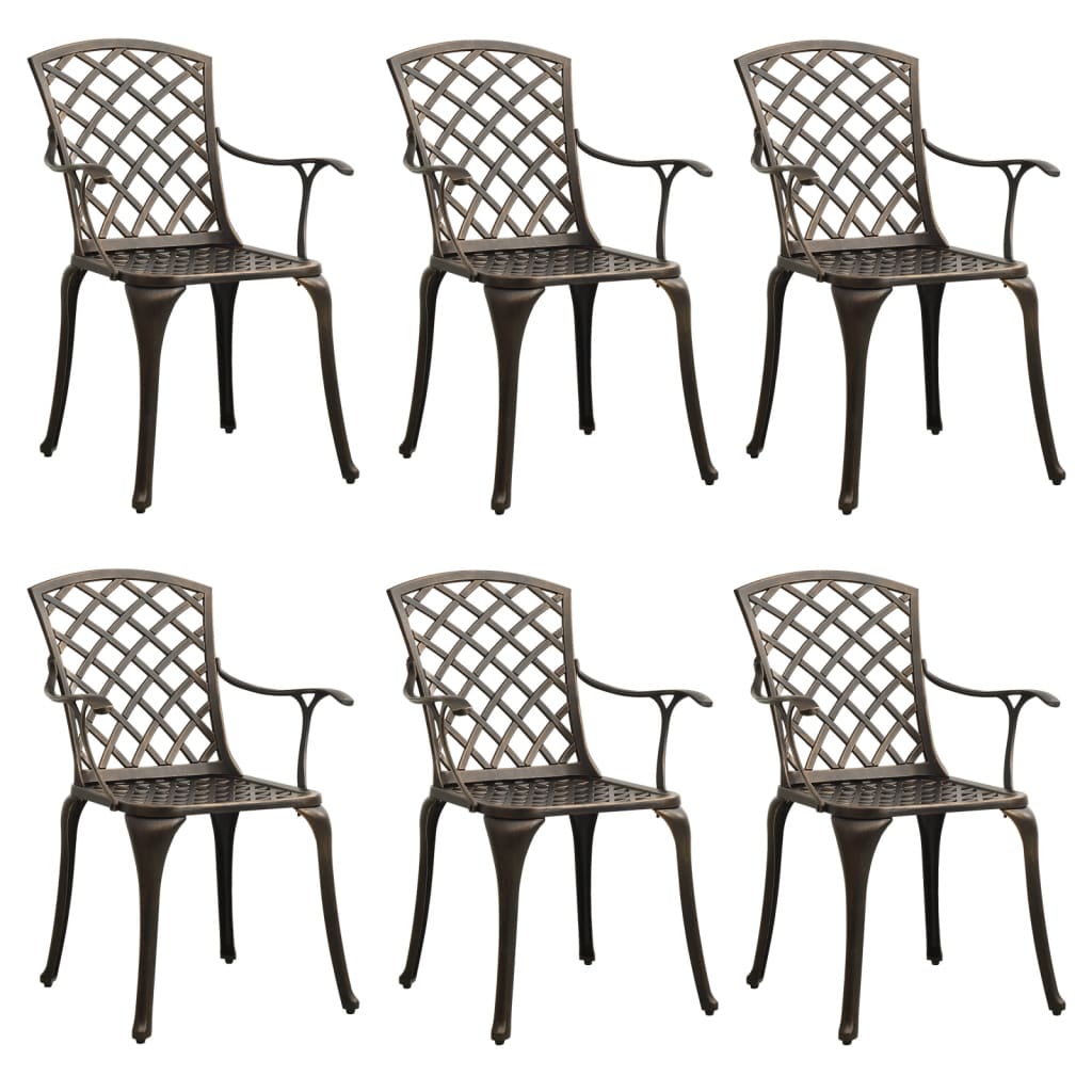 Garden Chair Bronze Cast Aluminum Medium Durable Garden Chair