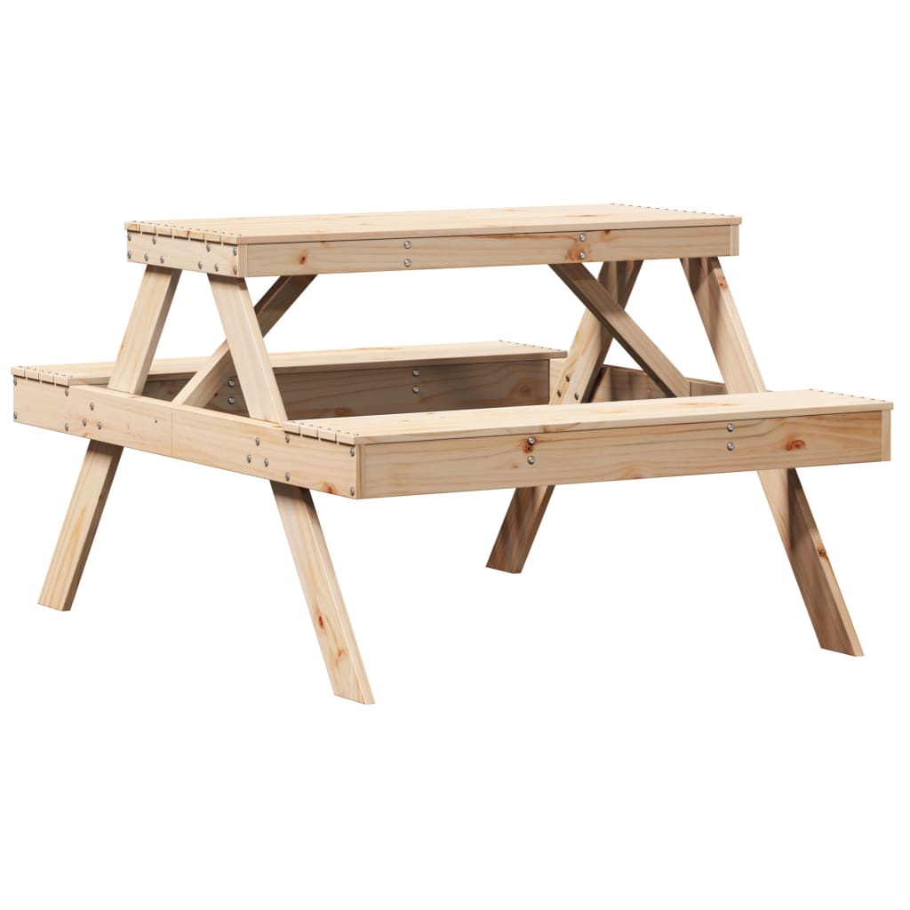 Picnic Table Pine Solid pine wood Medium Picnic Table