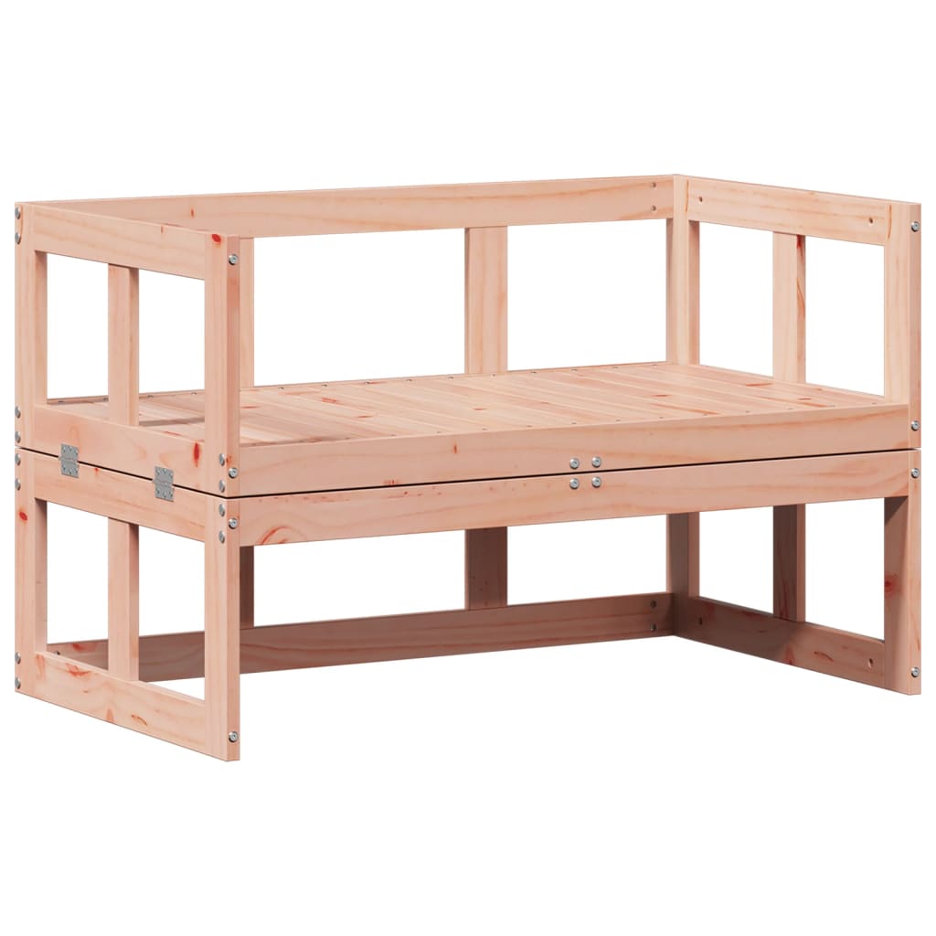 Garden Sofa Bench Natural wood Solid Douglas wood Extendable