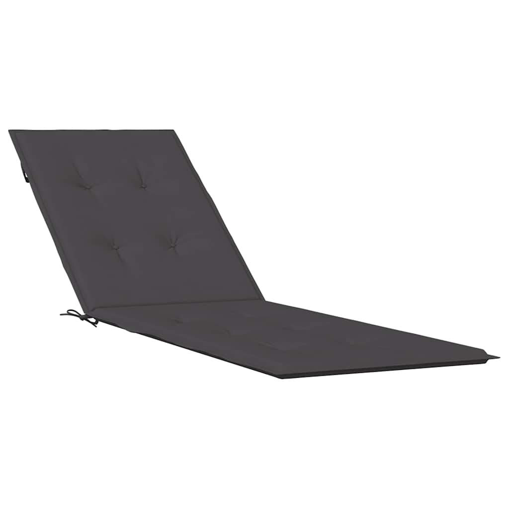 Deck Chair Cushion Melange Anthracite 100% Polyester