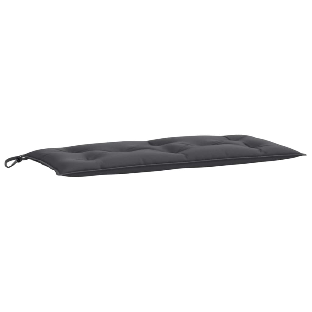 Garden Bench Cushion Melange Anthracite 100% Polyester