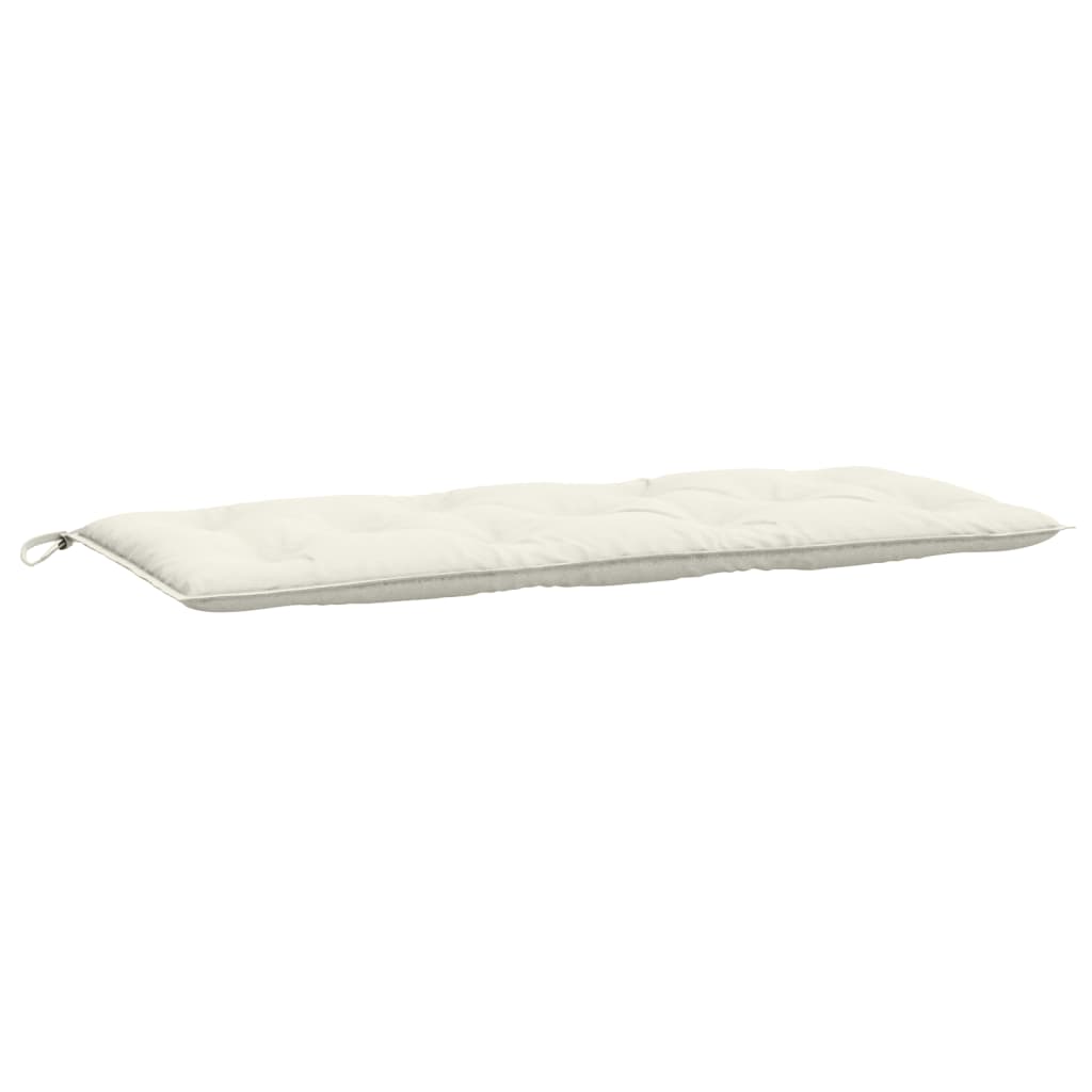 Garden Bench Cushion Melange cream 100% polyester 47.2 x 19.7 in