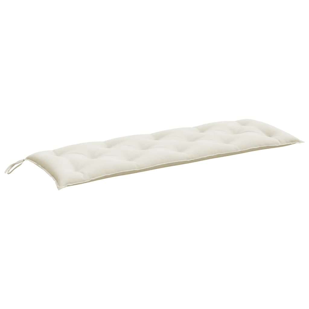 Garden Bench Cushion Melange cream 100% polyester