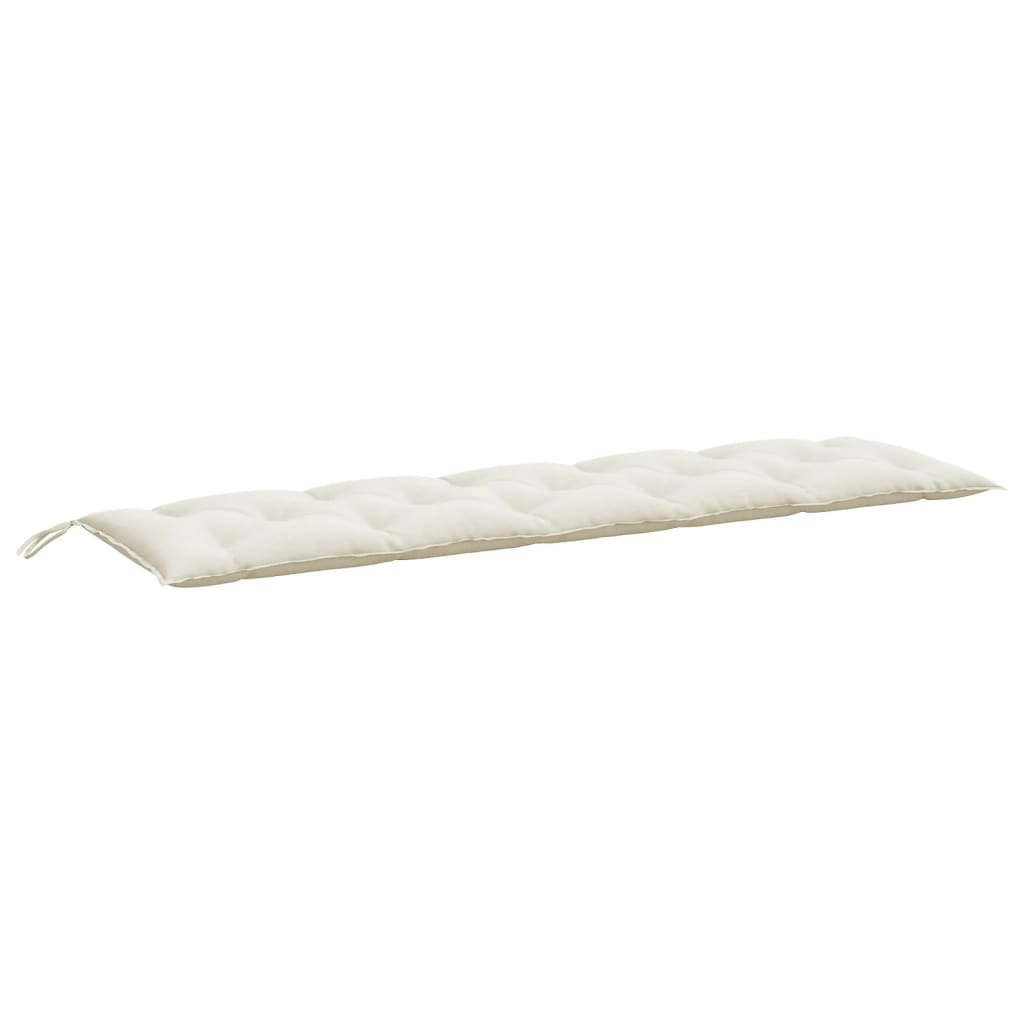 Garden Bench Cushion Melange cream 100% polyester