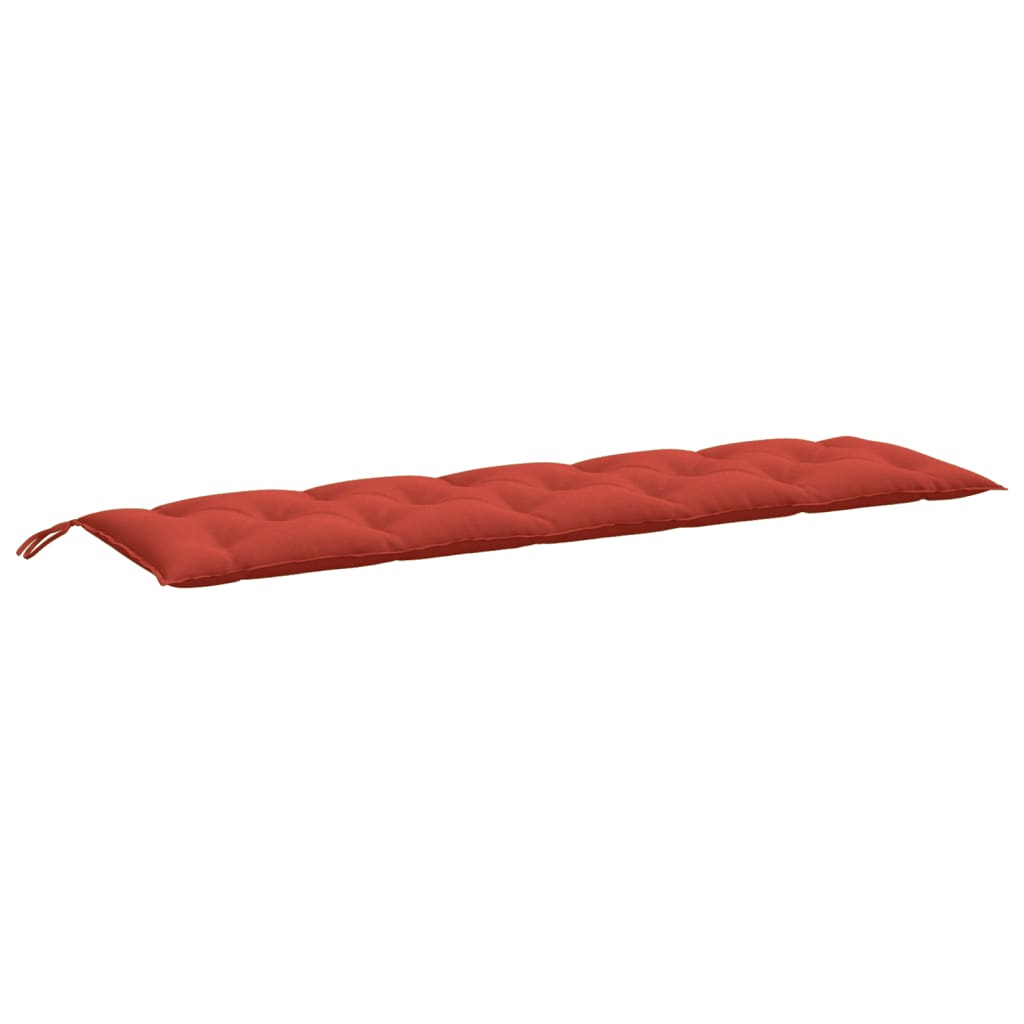 Garden Bench Cushion Melange Red 100% Polyester