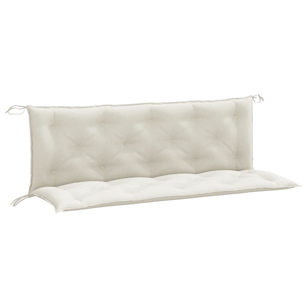 Garden Bench Cushion Melange cream 100% polyester