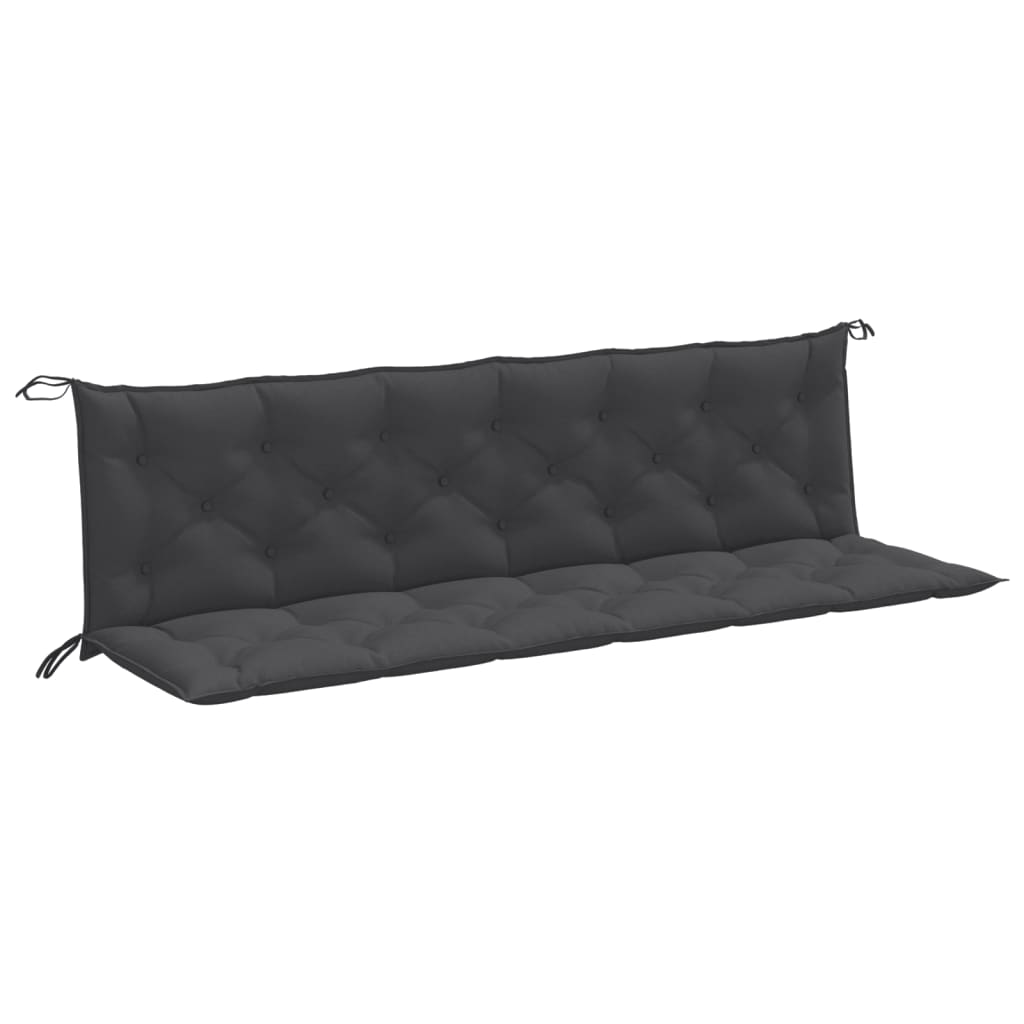 Garden Bench Cushion Melange anthracite 100% polyester