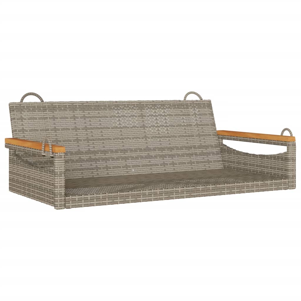 Patio Swing Bench Gray