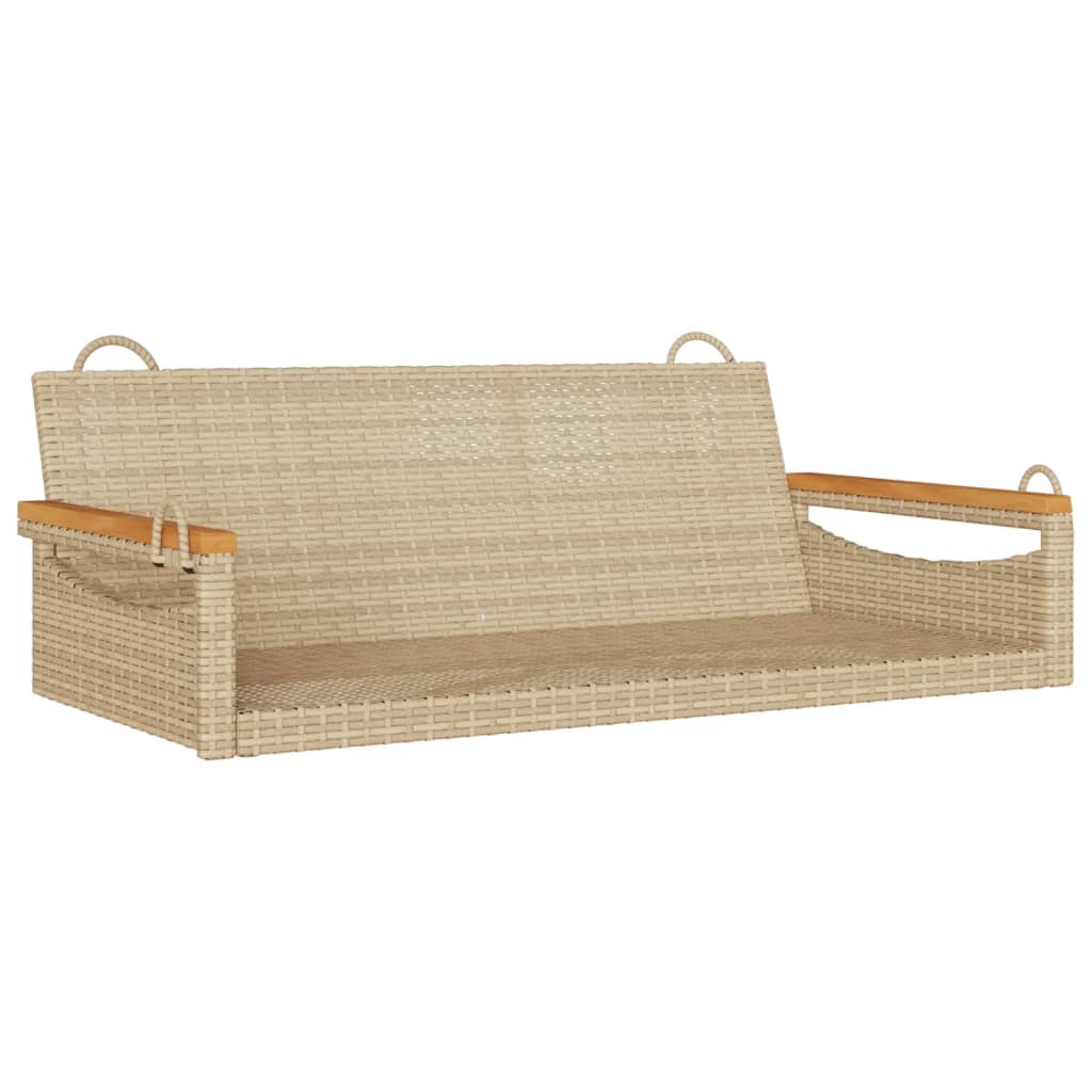 Patio Swing Bench Beige