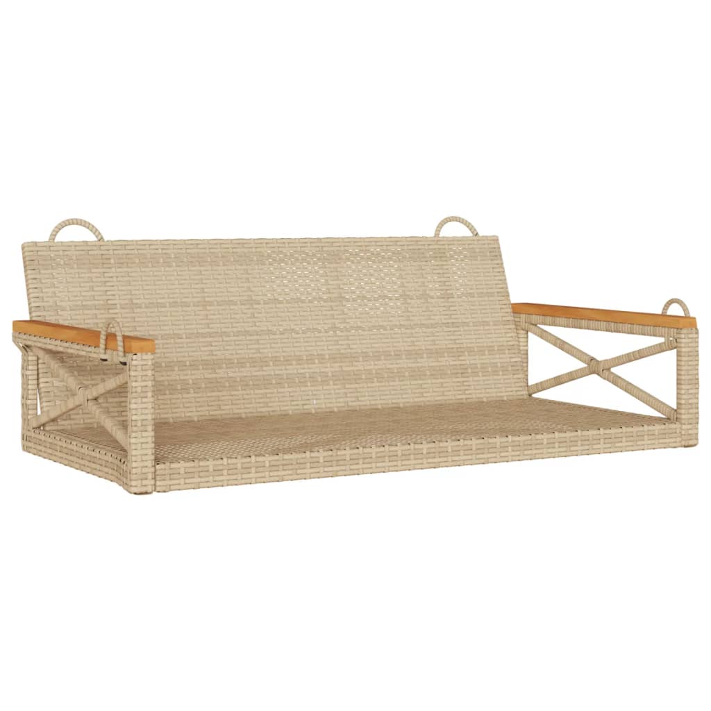 Patio Swing Bench Beige